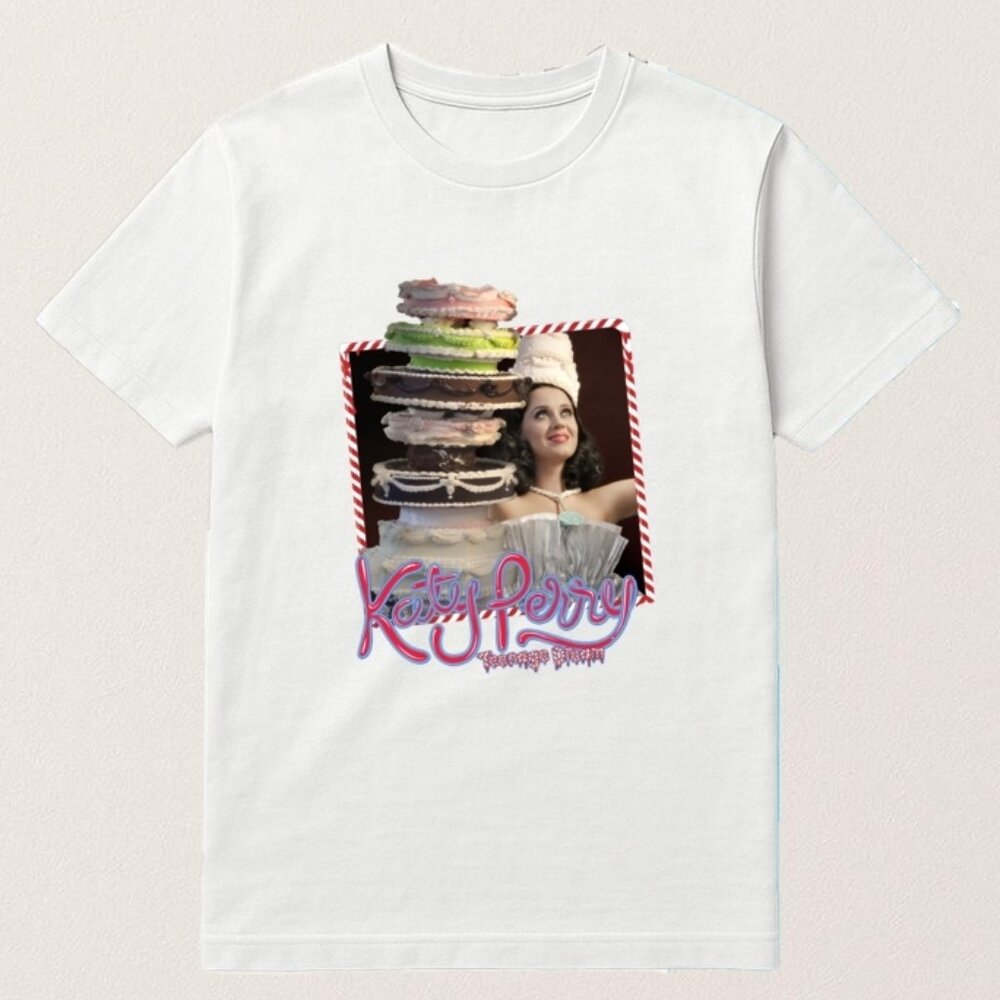 Katy Perry Teenage Dream Candyland Cake Graphic Shirt